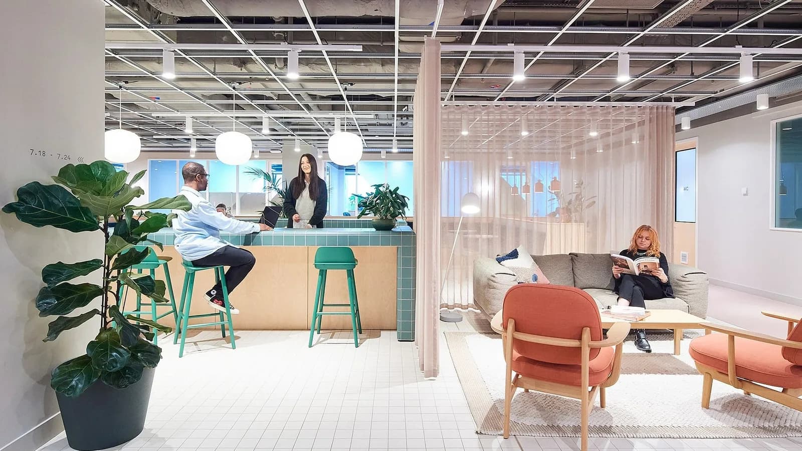 Open-space desk