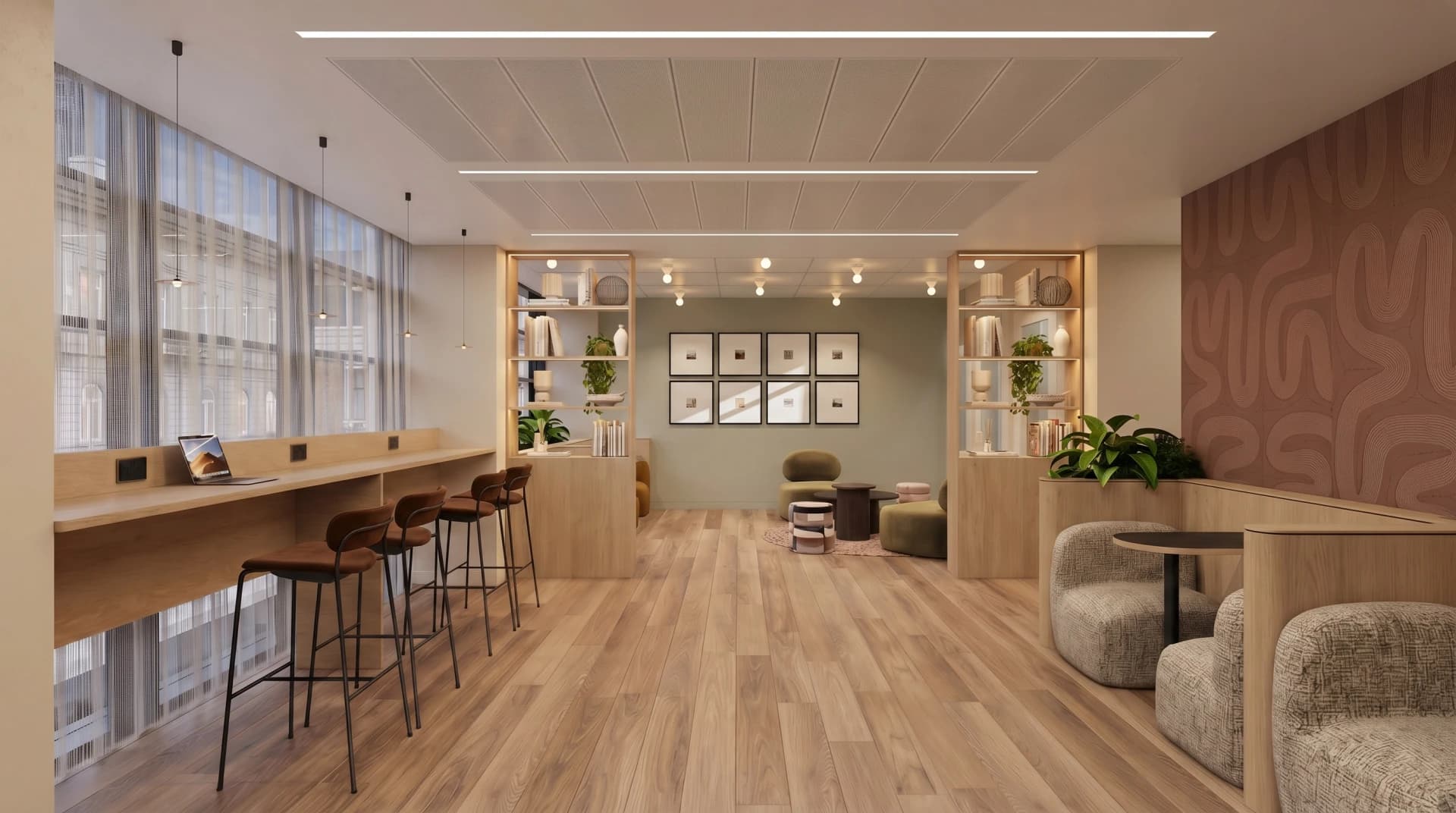 Open-space desk