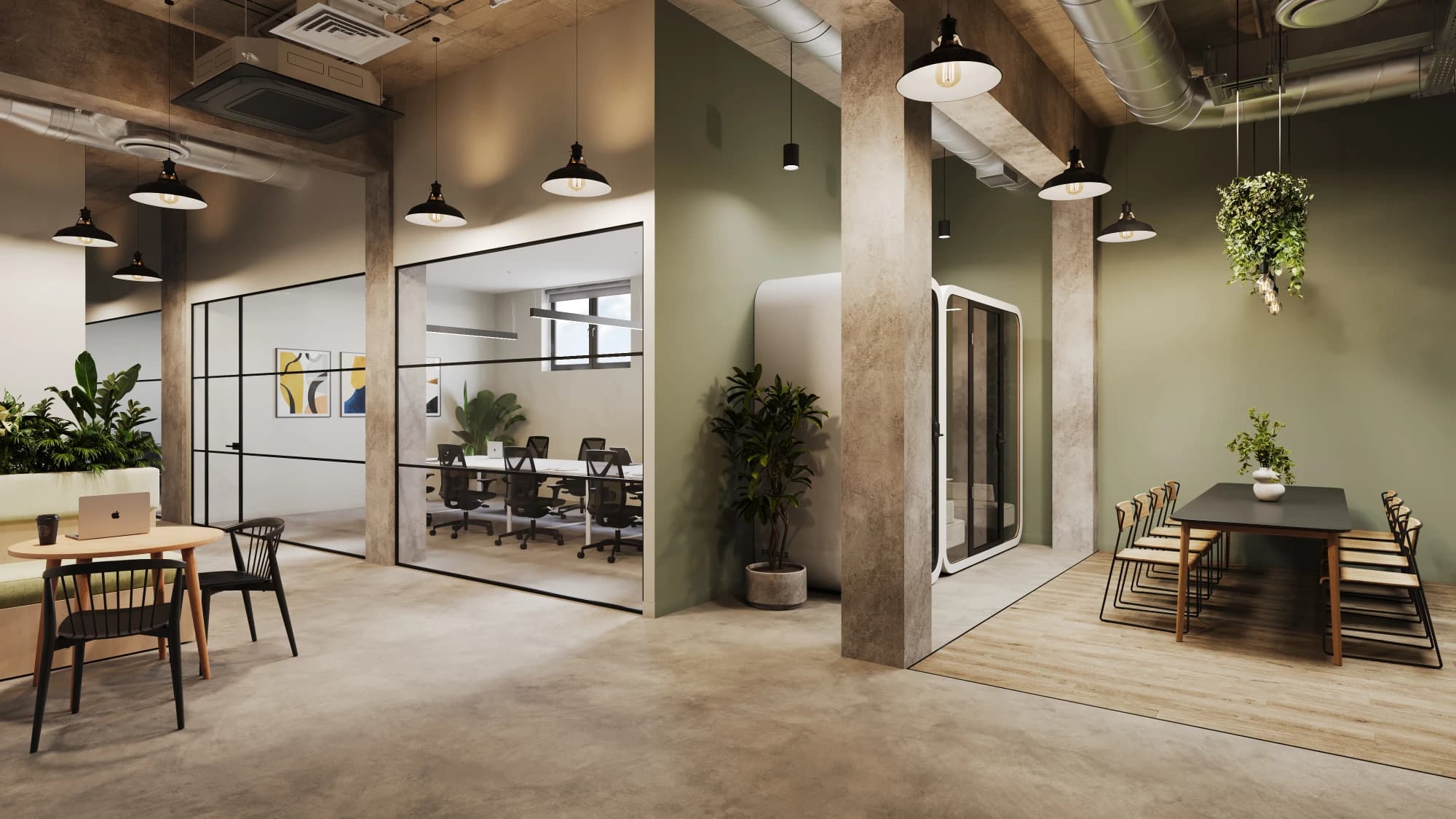 Private office 10 desks